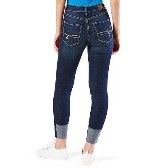 ‼️NEW‼️Levi Denizen Distressed Cropped Ankle Skinny Low Rise Jegging 3-W26 - Picture 6 of 6